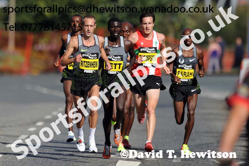 Mens Great North Run. Photo: David T. Hewitson/Sports for All Pics